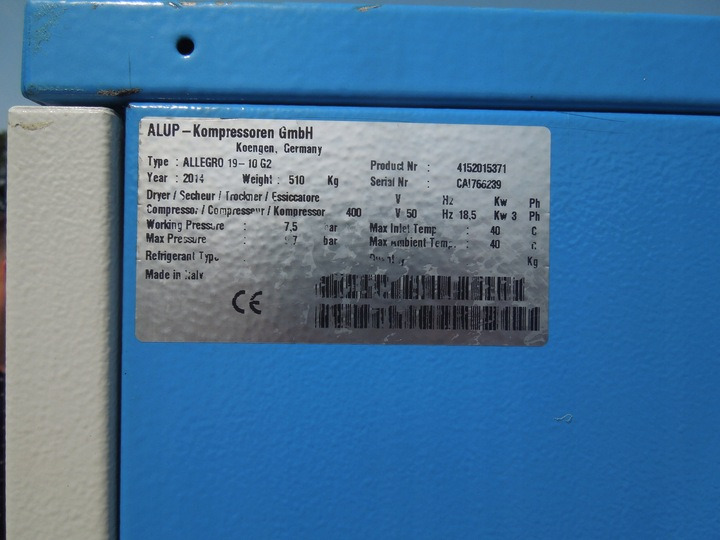ALUP ALLEGRO 19-10 - Air compressor: picture 4 ALUP ALLEGRO 19-10 - Air compressor: picture 4