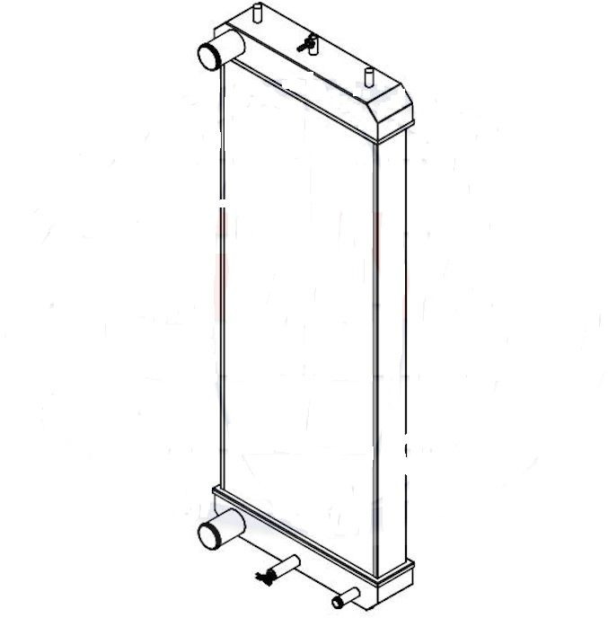 RADIATORE HITACHI ZW 180.5 ZW 220.5 - Radiator: picture 4 RADIATORE HITACHI ZW 180.5 ZW 220.5 - Radiator: picture 4
