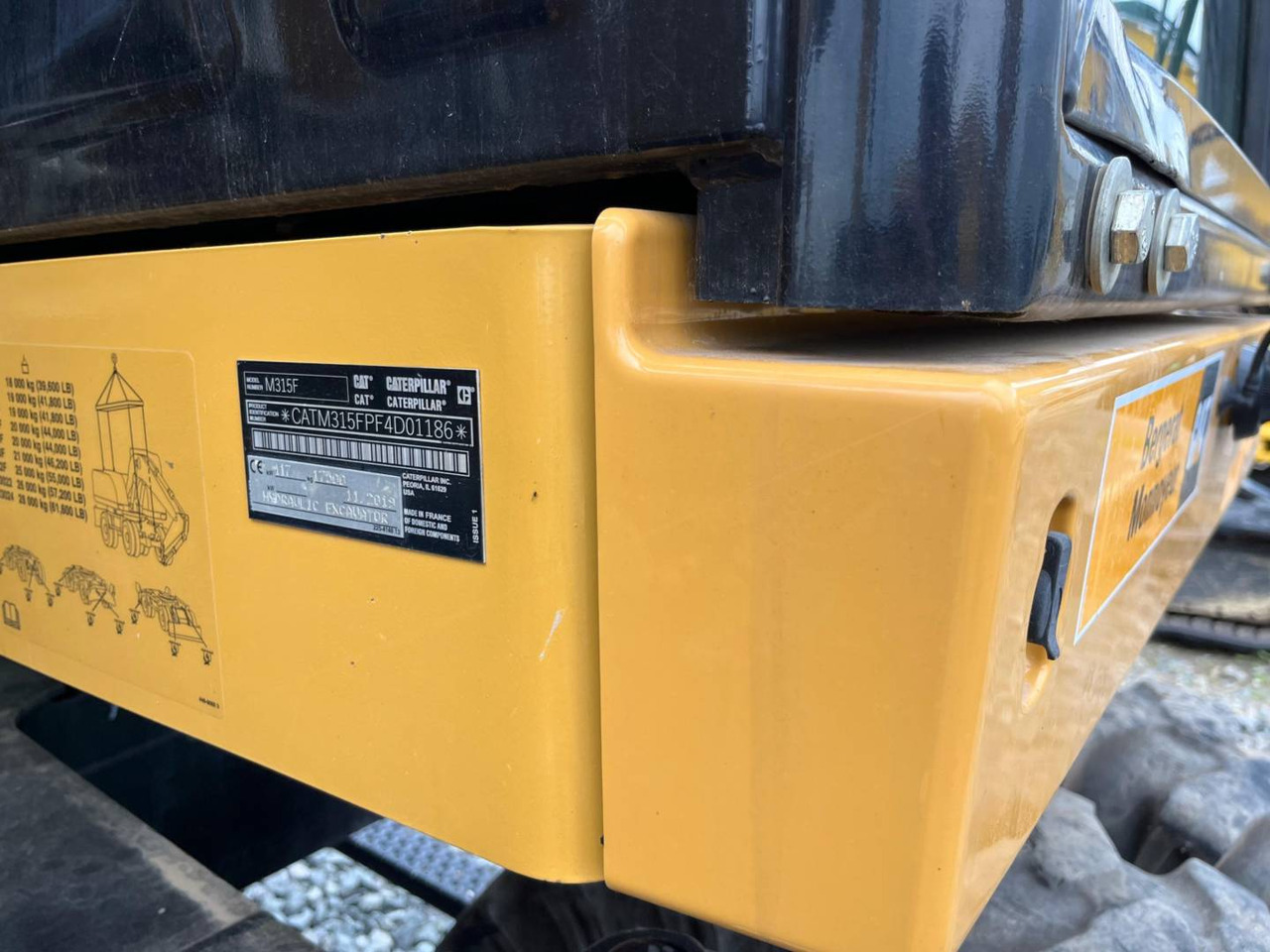 CAT M315F - Wheel excavator: picture 5 CAT M315F - Wheel excavator: picture 5