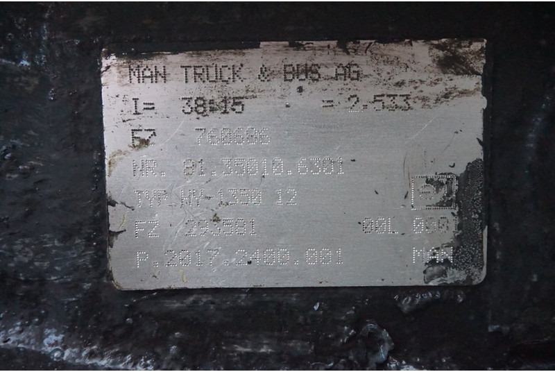 MAN HY-1350-15 38:15 81.35003-7671 - Rear axle for Truck: picture 4 MAN HY-1350-15 38:15 81.35003-7671 - Rear axle for Truck: picture 4