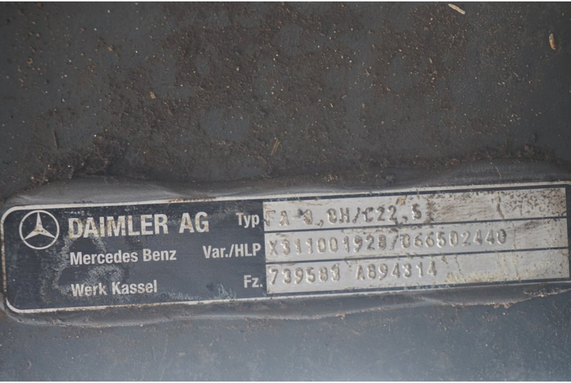 Mercedes-Benz FA-8H/22.5 - Front axle for Truck: picture 4 Mercedes-Benz FA-8H/22.5 - Front axle for Truck: picture 4