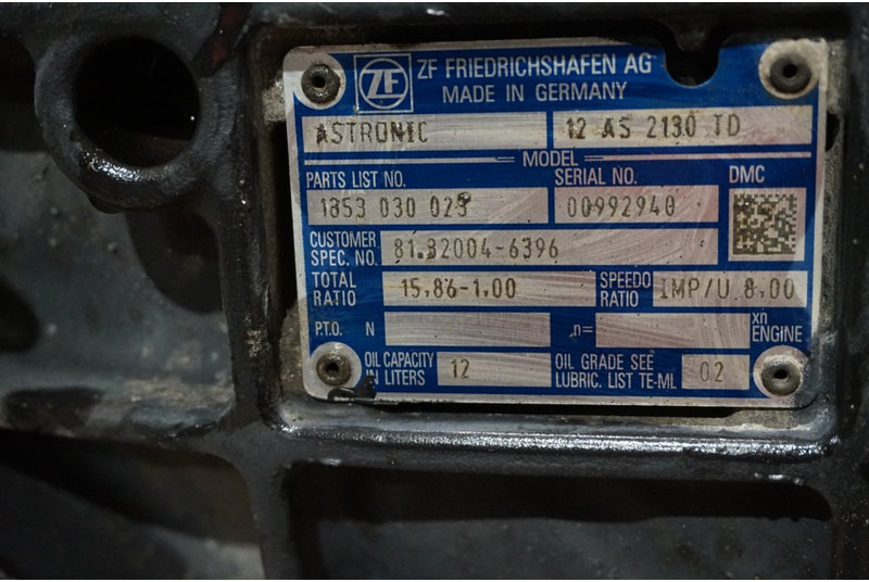 ZF 12AS2130DD TGS 81.32004-6396 - Gearbox for Truck: picture 5 ZF 12AS2130DD TGS 81.32004-6396 - Gearbox for Truck: picture 5