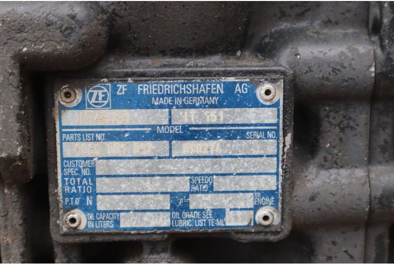 ZF 16S151OD+INT F2000 - Gearbox for Truck: picture 5 ZF 16S151OD+INT F2000 - Gearbox for Truck: picture 5