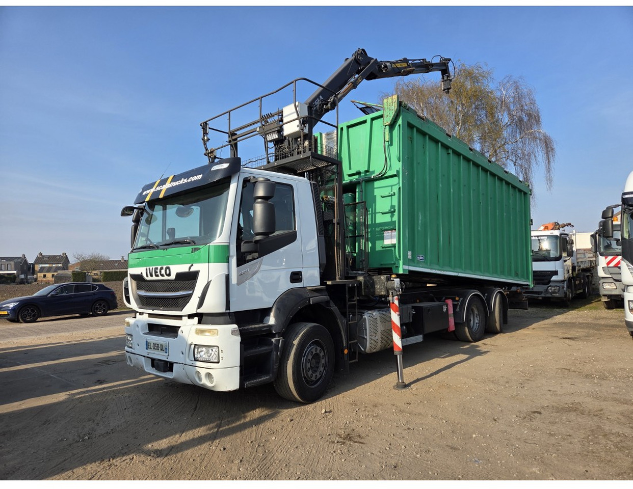 Tipper, Crane truck IVECO STRALIS 420 6X2 TIPPER CRANE KESLA 17 TON 2 EXT STEERING REAR AXLE: picture 6 Tipper, Crane truck IVECO STRALIS 420 6X2 TIPPER CRANE KESLA 17 TON 2 EXT STEERING REAR AXLE: picture 6