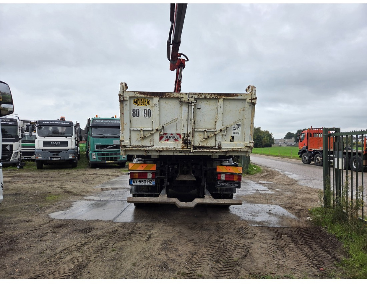MERCEDESA CTROS 3341 6X4 TIPPER CRANE FASSI F105 - Tipper, Crane truck: picture 4 MERCEDESA CTROS 3341 6X4 TIPPER CRANE FASSI F105 - Tipper, Crane truck: picture 4