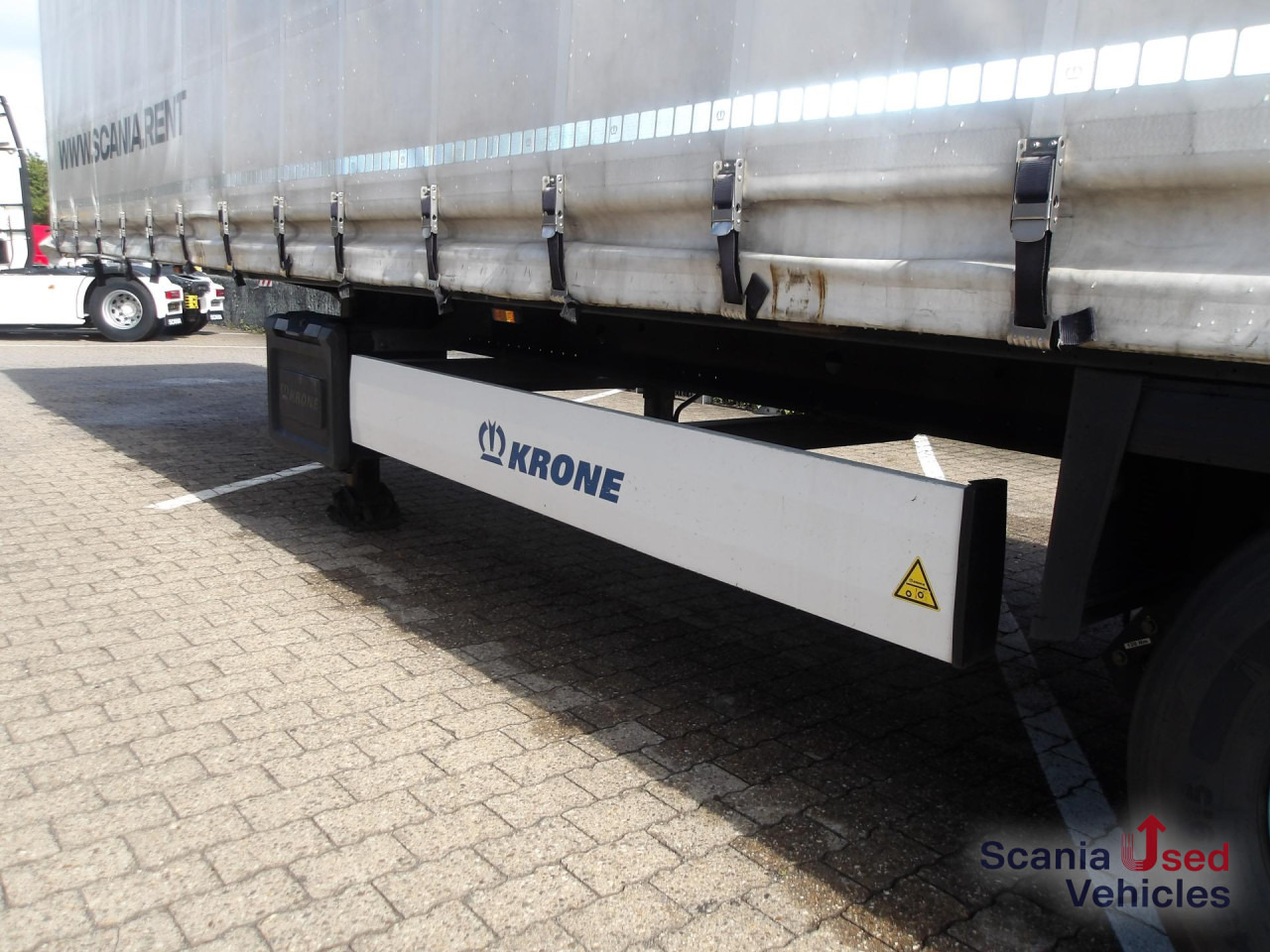 KRONE SD - MEGA - LIFTACHSE - EDSCHA - Werkzeugkiste - Curtainsider semi-trailer: picture 2 KRONE SD - MEGA - LIFTACHSE - EDSCHA - Werkzeugkiste - Curtainsider semi-trailer: picture 2
