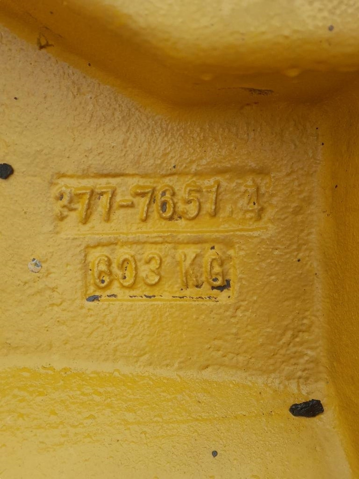 CAT 906 H 2 Motvikt, 377-7651 - Frame/ Chassis for Construction machinery: picture 4 CAT 906 H 2 Motvikt, 377-7651 - Frame/ Chassis for Construction machinery: picture 4