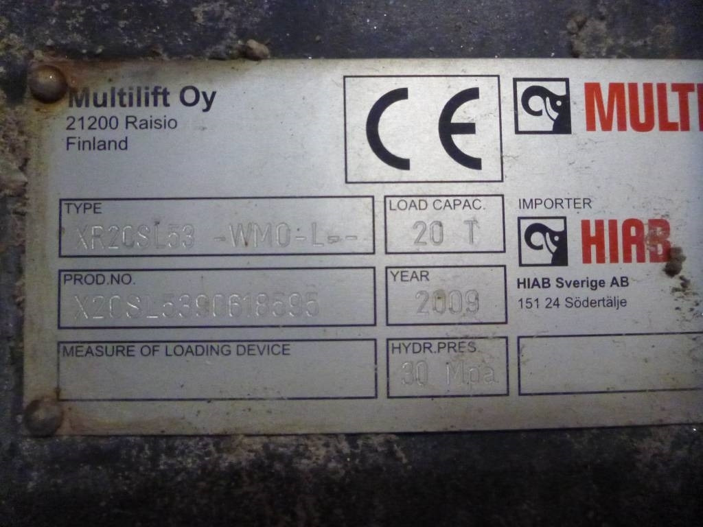 Hiab Multilift XR20SL53 - Hook lift/ Skip loader system: picture 4 Hiab Multilift XR20SL53 - Hook lift/ Skip loader system: picture 4
