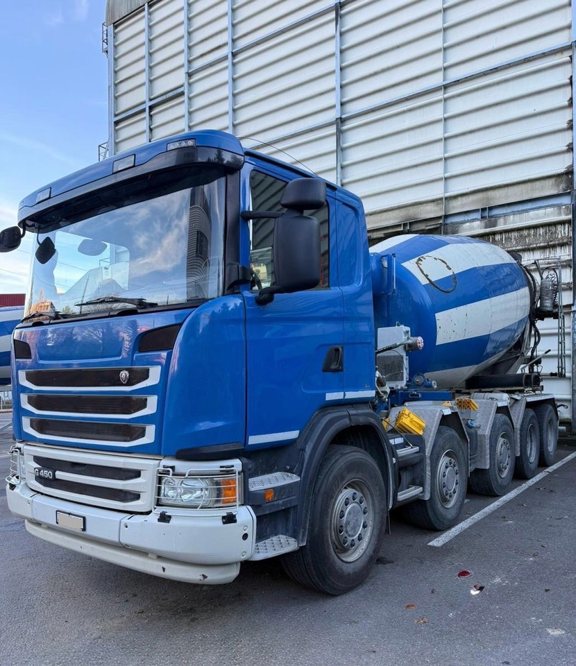 Scania G450 10x4, E6, Wechsel Mischer+Kipper, 2x - Concrete mixer truck: picture 1 Scania G450 10x4, E6, Wechsel Mischer+Kipper, 2x - Concrete mixer truck: picture 1