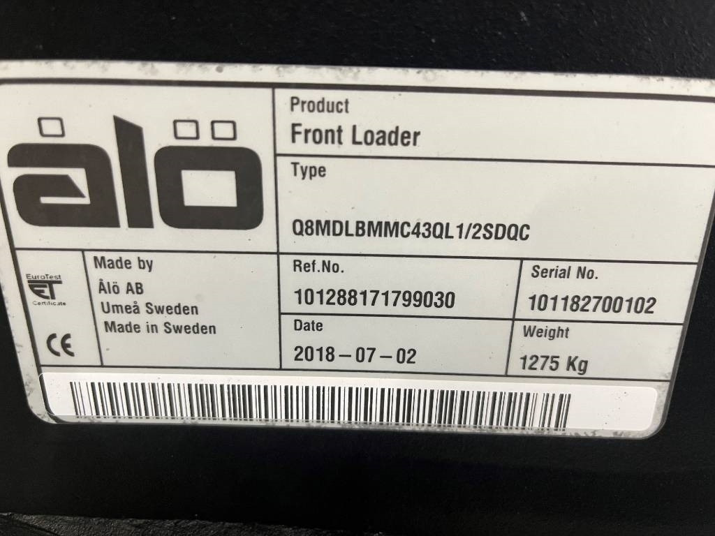 Reservdelar / Parts till Ålö Quicke Q8 - Front loader for tractor: picture 3 Reservdelar / Parts till Ålö Quicke Q8 - Front loader for tractor: picture 3