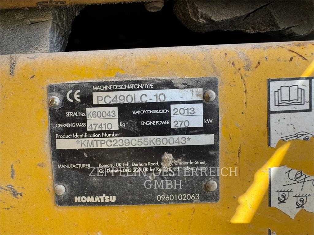 Komatsu PC490LC-10 - Crawler excavator: picture 4 Komatsu PC490LC-10 - Crawler excavator: picture 4