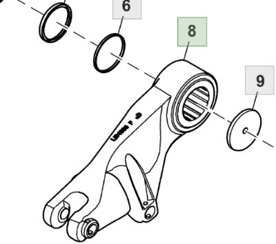 John Deere 6195R Plecak Podnośnik Podpora Ramiona Prawa Lewa L164895 L164896 - Spare parts for Agricultural machinery: picture 1 John Deere 6195R Plecak Podnośnik Podpora Ramiona Prawa Lewa L164895 L164896 - Spare parts for Agricultural machinery: picture 1