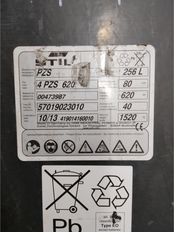 Battery GMB 80V 620AH - Battery for Material handling equipment: picture 2 Battery GMB 80V 620AH - Battery for Material handling equipment: picture 2