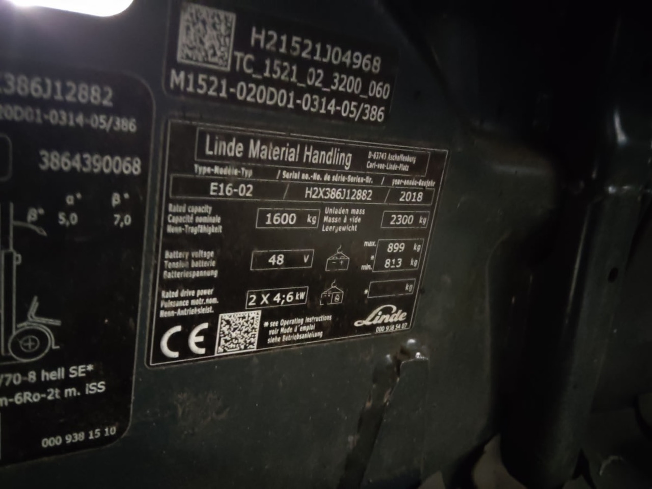 Linde E16-02 - Electric forklift: picture 3 Linde E16-02 - Electric forklift: picture 3