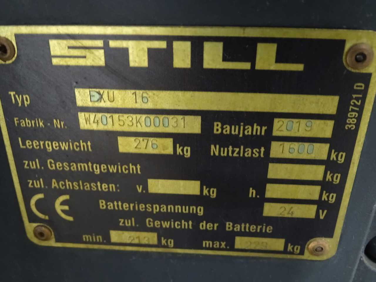 STILL EXU16 - Pallet truck: picture 5 STILL EXU16 - Pallet truck: picture 5