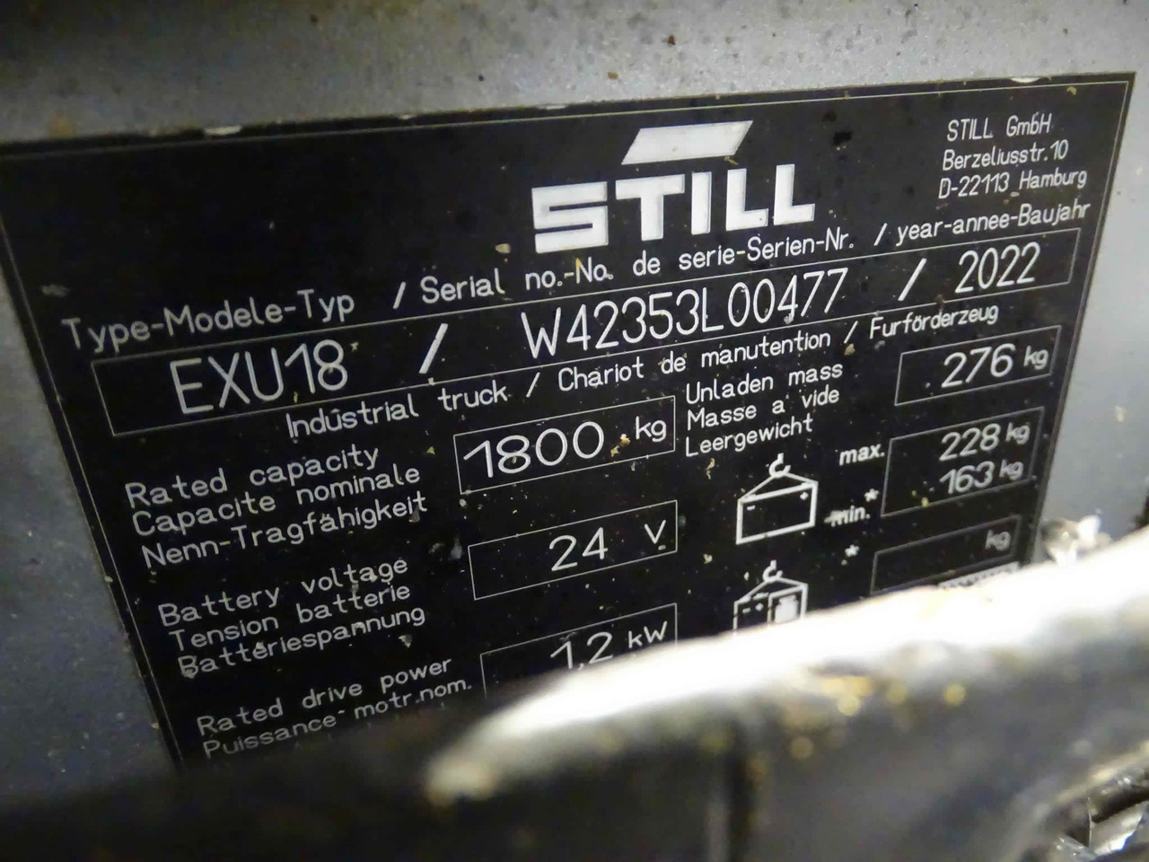 STILL EXU18 - Pallet truck: picture 2 STILL EXU18 - Pallet truck: picture 2