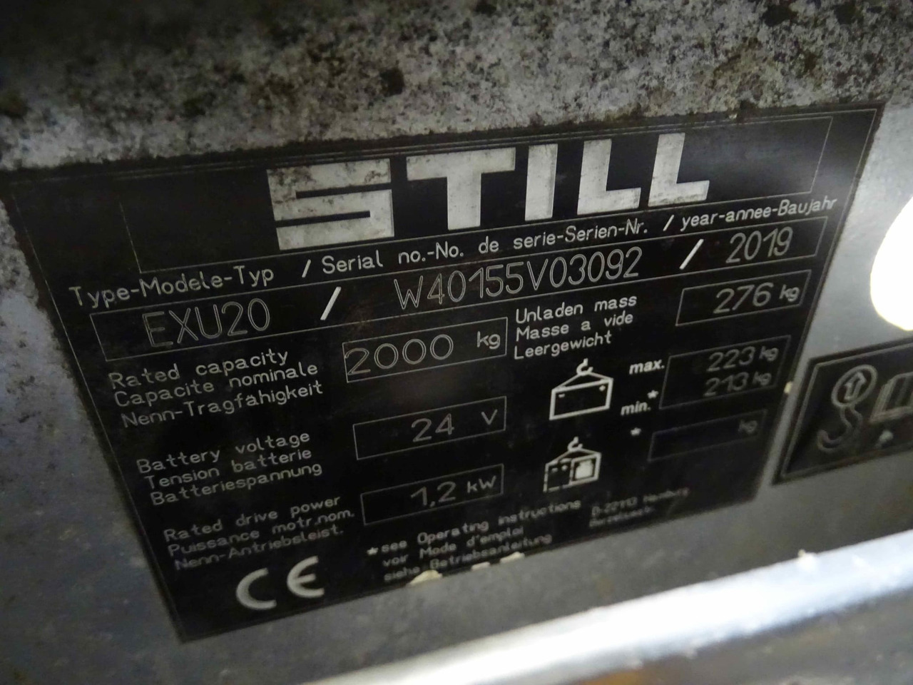 STILL EXU20 - Pallet truck: picture 2 STILL EXU20 - Pallet truck: picture 2