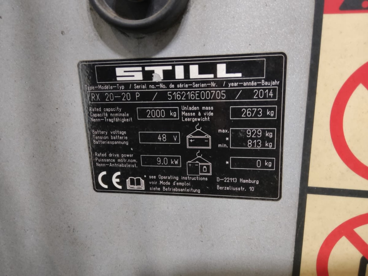 STILL RX20-20 - Electric forklift: picture 5 STILL RX20-20 - Electric forklift: picture 5