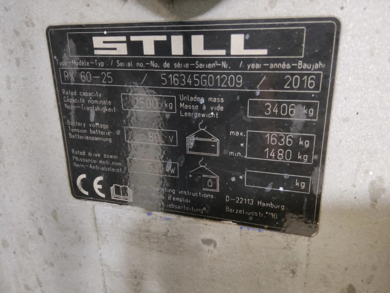 STILL RX60-25 - Electric forklift: picture 5 STILL RX60-25 - Electric forklift: picture 5