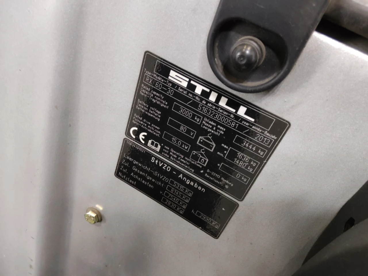 STILL RX60-30 - Electric forklift: picture 4 STILL RX60-30 - Electric forklift: picture 4