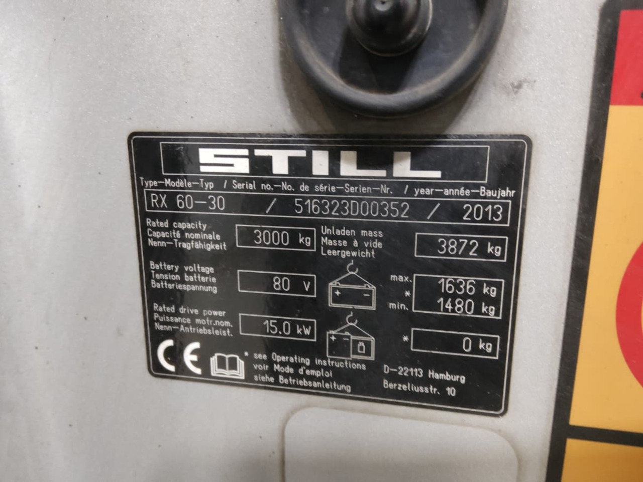 STILL RX60-30 - Electric forklift: picture 5 STILL RX60-30 - Electric forklift: picture 5