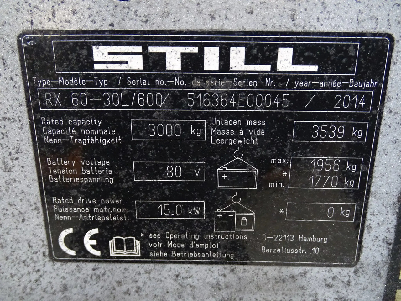 STILL RX60-30L/600 - Electric forklift: picture 5 STILL RX60-30L/600 - Electric forklift: picture 5
