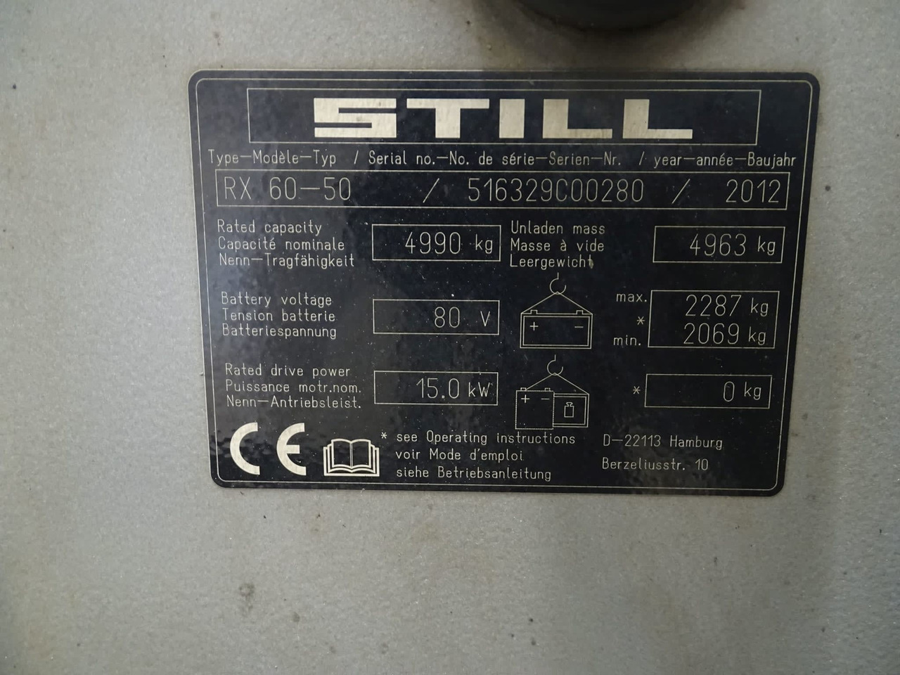 STILL RX60-50 - Electric forklift: picture 2 STILL RX60-50 - Electric forklift: picture 2