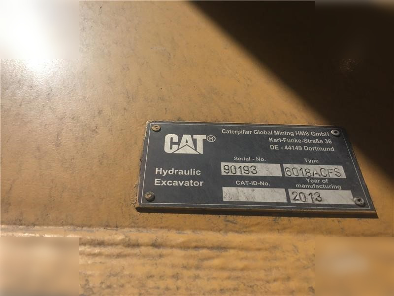 Crawler excavator 2013 CATERPILLAR 6018ACFS: picture 10