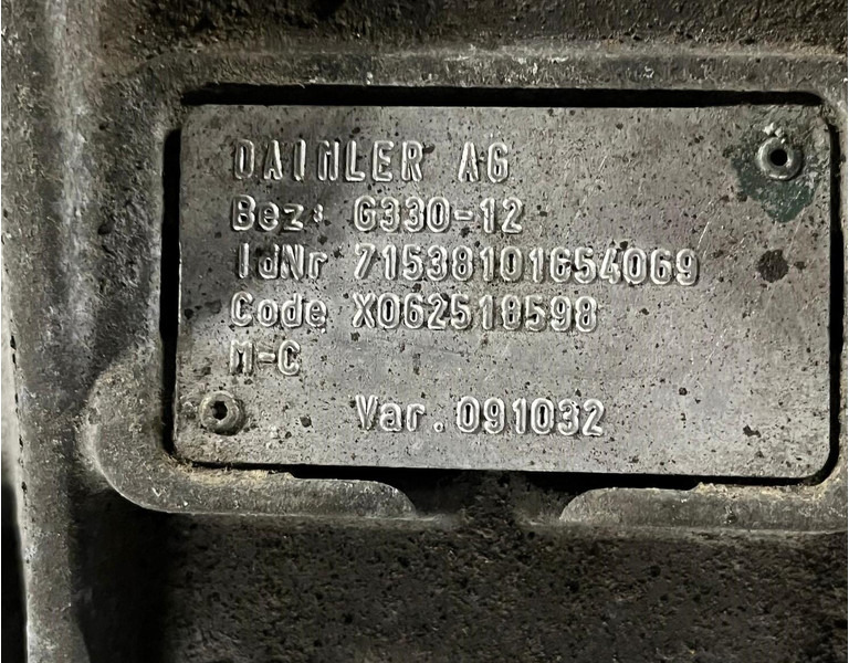 Gearbox for Truck Mercedes-Benz MP4 GEARBOX G330-12: picture 6