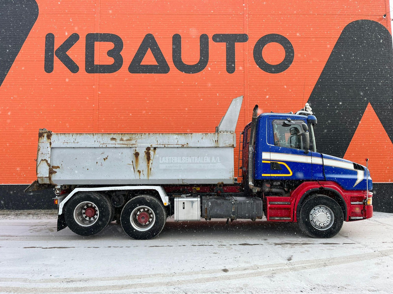 Scania T 144 460 6x2 V8 TORPEDO / FULL STEEL / DRUM BRAKES / BIG AXLE / BOX L=4701 mm - Tipper: picture 5 Scania T 144 460 6x2 V8 TORPEDO / FULL STEEL / DRUM BRAKES / BIG AXLE / BOX L=4701 mm - Tipper: picture 5