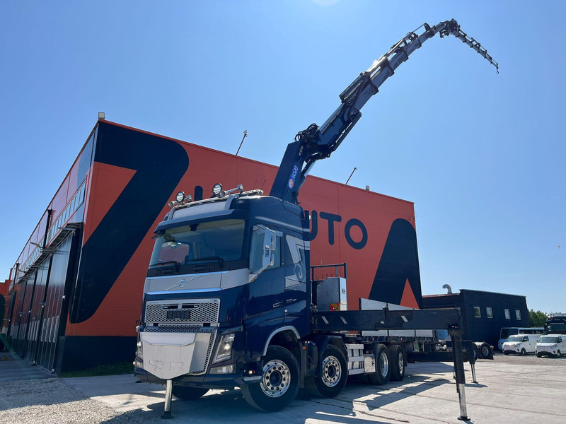 Volvo FH 16 650 8x2*6 HMF 6020K-RC + JIB / PLATFORM L=6344 mm - Dropside/ Flatbed truck, Crane truck: picture 1 Volvo FH 16 650 8x2*6 HMF 6020K-RC + JIB / PLATFORM L=6344 mm - Dropside/ Flatbed truck, Crane truck: picture 1