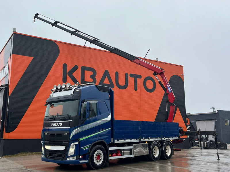 Volvo FH 540 6x4 HMF 2620K-5 / PLATFORM L=6405 mm - Dropside/ Flatbed truck, Crane truck: picture 1 Volvo FH 540 6x4 HMF 2620K-5 / PLATFORM L=6405 mm - Dropside/ Flatbed truck, Crane truck: picture 1