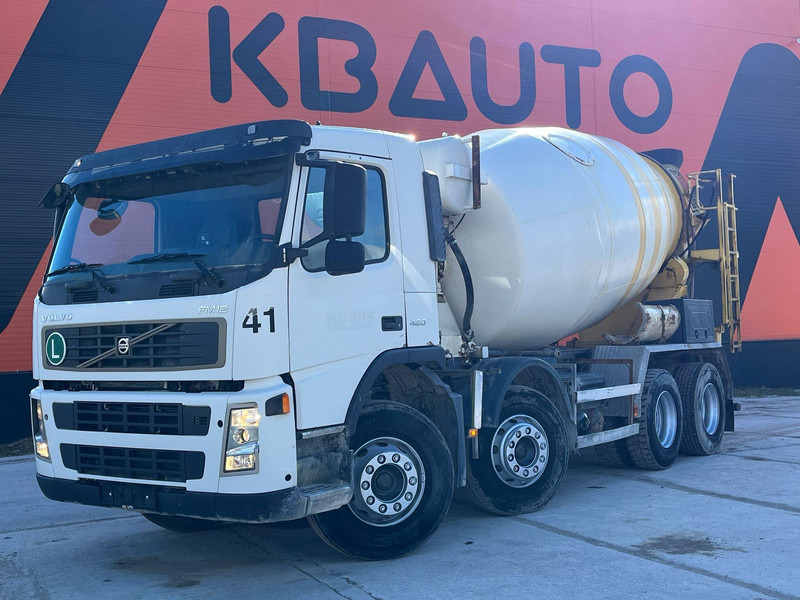 Volvo FM 12 420 8x4 INTERMIX IMF 10 m3 / FULL STEEL / ANALOG TACHOGAPH - Concrete mixer truck: picture 1 Volvo FM 12 420 8x4 INTERMIX IMF 10 m3 / FULL STEEL / ANALOG TACHOGAPH - Concrete mixer truck: picture 1