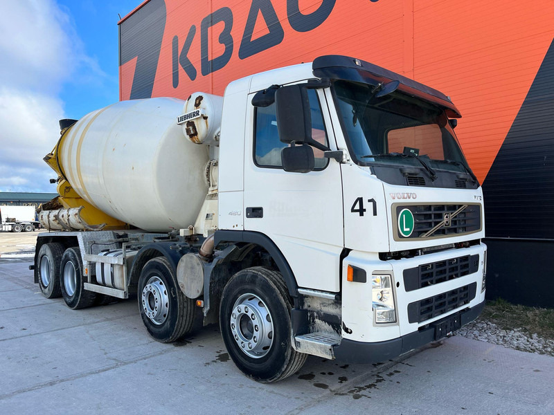 Volvo FM 12 420 8x4 INTERMIX IMF 10 m3 / FULL STEEL / ANALOG TACHOGAPH - Concrete mixer truck: picture 3 Volvo FM 12 420 8x4 INTERMIX IMF 10 m3 / FULL STEEL / ANALOG TACHOGAPH - Concrete mixer truck: picture 3