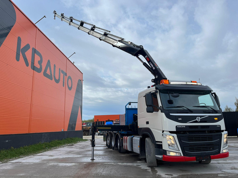 Dropside/ Flatbed truck, Crane truck Volvo FM 460 8x2*6 HIAB 302E-6 / PLATFORM L=6721 mm: picture 10
