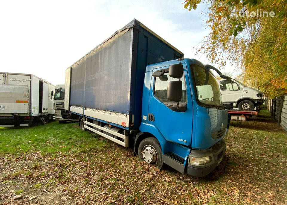 Renault 10.180 DXI MIDLUM MANUAL E5 BURTOFIRANA WINDA - Curtainsider truck: picture 2 Renault 10.180 DXI MIDLUM MANUAL E5 BURTOFIRANA WINDA - Curtainsider truck: picture 2