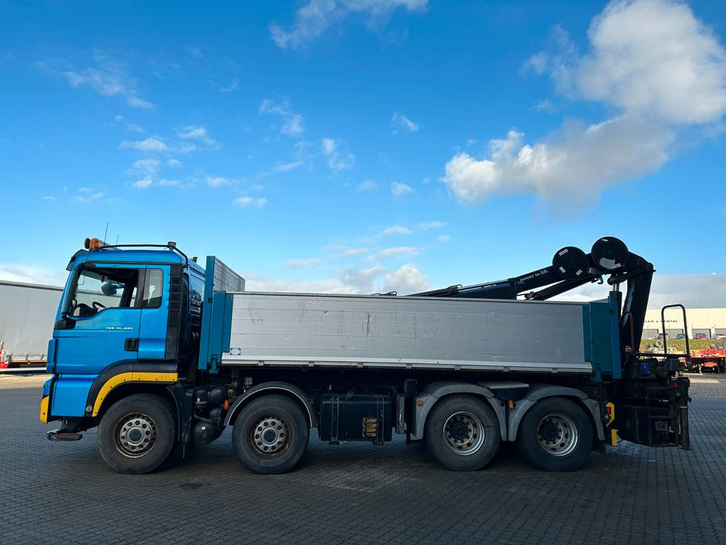 Tipper, Crane truck MAN 35-480 BL 8x4 MAN 35-480 BL 8x4: picture 8