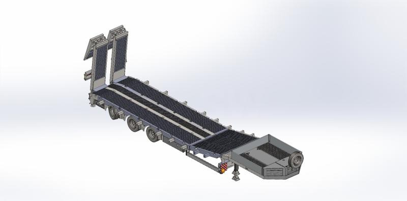 New Low loader semi-trailer Lider Lowbed SK ISBAX33A2K19: picture 13