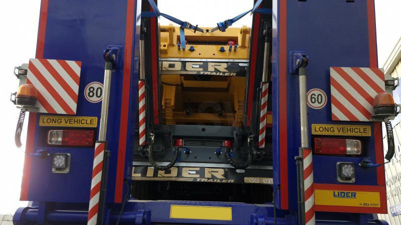 New Low loader semi-trailer Lider trailer (Export Afrique) Porte-Char lames 4 essieux: picture 14