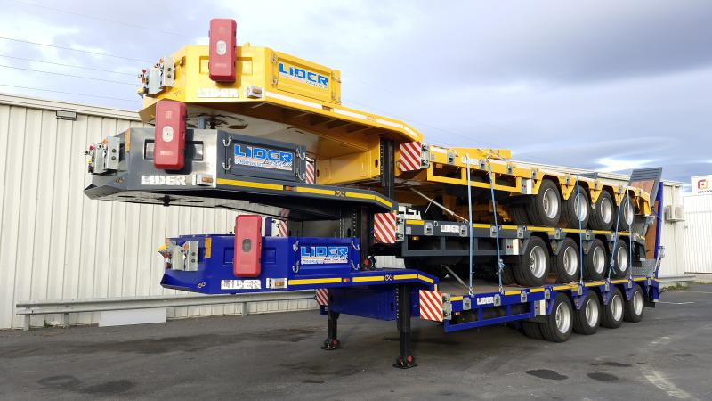 Lider trailer (Export Afrique) Porte-Char lames 4 essieux - Low loader semi-trailer: picture 4 Lider trailer (Export Afrique) Porte-Char lames 4 essieux - Low loader semi-trailer: picture 4