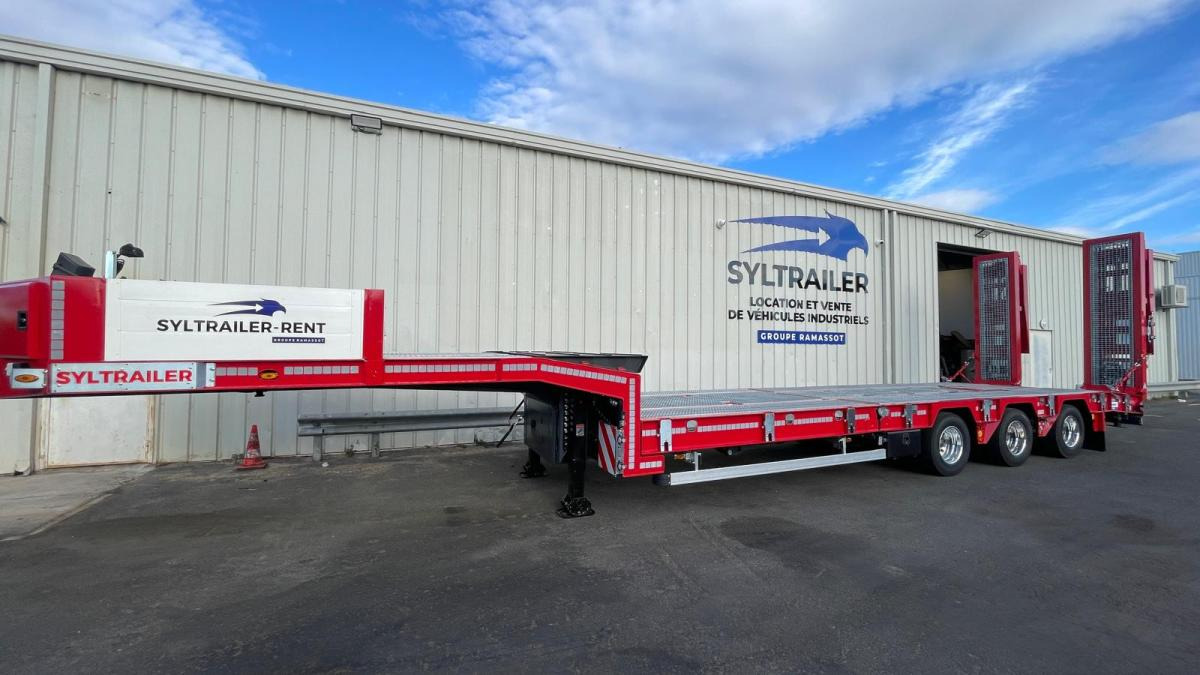 Syltrailer Porte Engins Caiboutti (Location / Rent) SYL227 - Low loader semi-trailer: picture 1 Syltrailer Porte Engins Caiboutti (Location / Rent) SYL227 - Low loader semi-trailer: picture 1