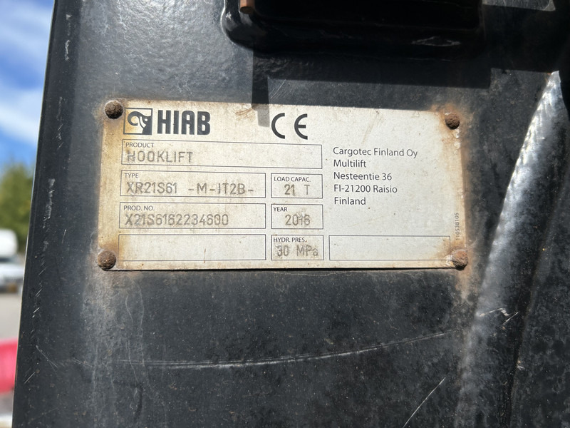 Hook lift truck, Crane truck DAF XF 440 FAN SSC / Hiab Hook 21 Ton / 557 dkm / 9 Ton Front Axle: picture 14