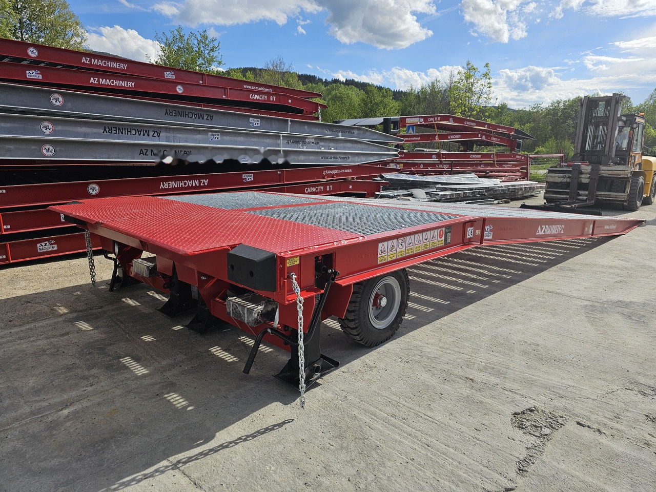 AZ RAMP KING VERSION, BIG FOOT LLO 25T mobile loading ramp - Loading ramp: picture 1 AZ RAMP KING VERSION, BIG FOOT LLO 25T mobile loading ramp - Loading ramp: picture 1