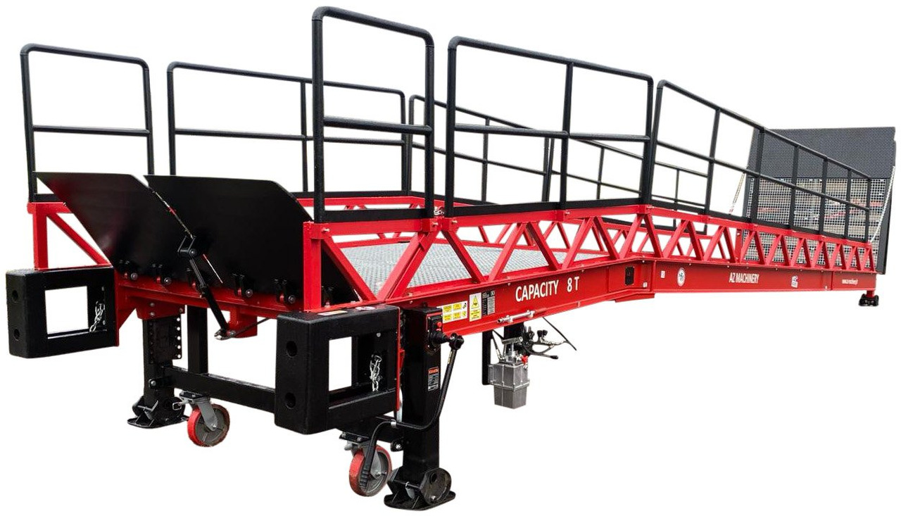 **RENTAL** Loading Ramp with with hydraulic tilting bridge - AZ RAMP - STAR- 8T. 8 ton capacity - Loading ramp: picture 1 **RENTAL** Loading Ramp with with hydraulic tilting bridge - AZ RAMP - STAR- 8T. 8 ton capacity - Loading ramp: picture 1