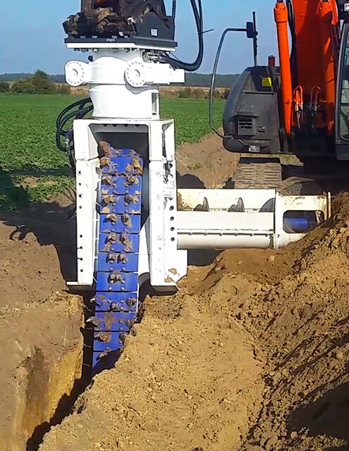 AME Chain Trencher - Attachment for Excavator: picture 4 AME Chain Trencher - Attachment for Excavator: picture 4