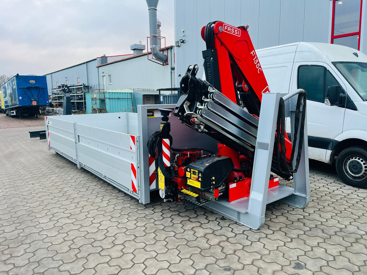 Container Krancontainer 6,5 m, Fassi Kran F135, - Roll-off container: picture 2 Container Krancontainer 6,5 m, Fassi Kran F135, - Roll-off container: picture 2
