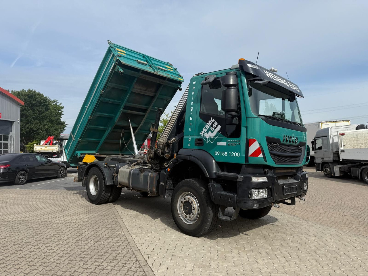 Iveco AD190 T/W Trakker 410 4x4 Allrad Kran KipperHIAB - Tipper, Crane truck: picture 3 Iveco AD190 T/W Trakker 410 4x4 Allrad Kran KipperHIAB - Tipper, Crane truck: picture 3