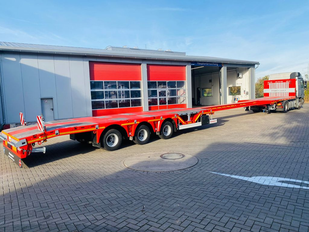 Kässbohrer Mega Tele HD Plattform Auflieger mit Radmulden Kässbohrer Mega Tele HD Plattform Auflieger mit Radmulden - Dropside/ Flatbed semi-trailer: picture 5 Kässbohrer Mega Tele HD Plattform Auflieger mit Radmulden Kässbohrer Mega Tele HD Plattform Auflieger mit Radmulden - Dropside/ Flatbed semi-trailer: picture 5