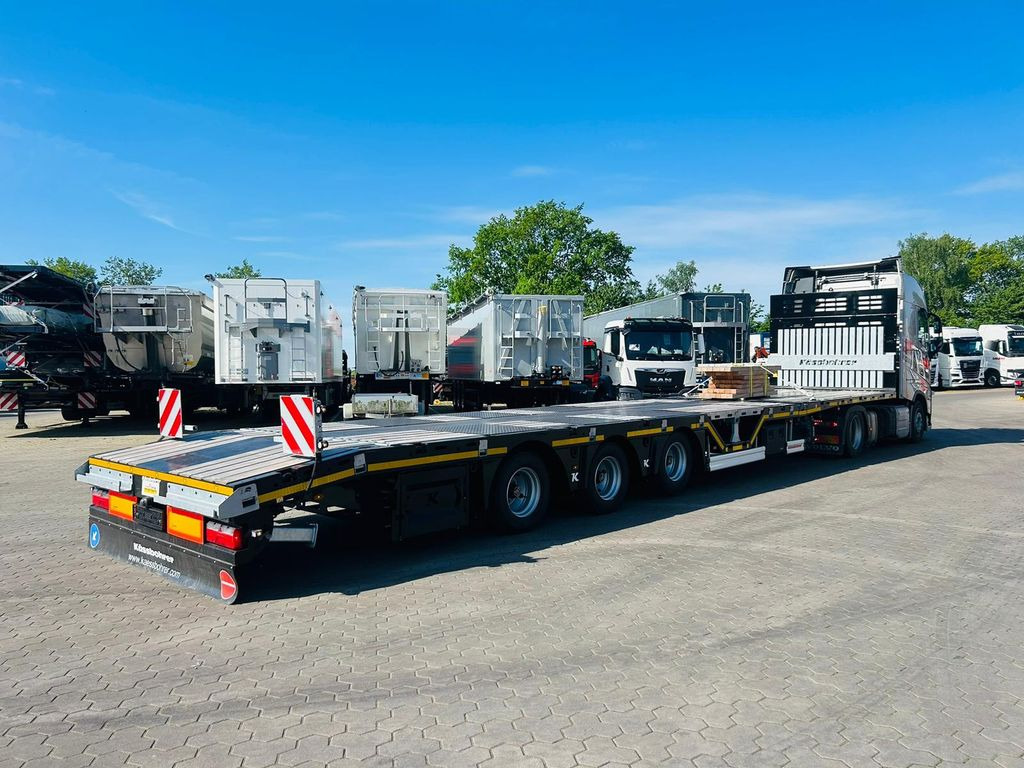 Kässbohrer Mega Tele HD Plattform Auflieger mit Radmulden Kässbohrer Mega Tele HD Plattform Auflieger mit Radmulden - Dropside/ Flatbed semi-trailer: picture 3 Kässbohrer Mega Tele HD Plattform Auflieger mit Radmulden Kässbohrer Mega Tele HD Plattform Auflieger mit Radmulden - Dropside/ Flatbed semi-trailer: picture 3