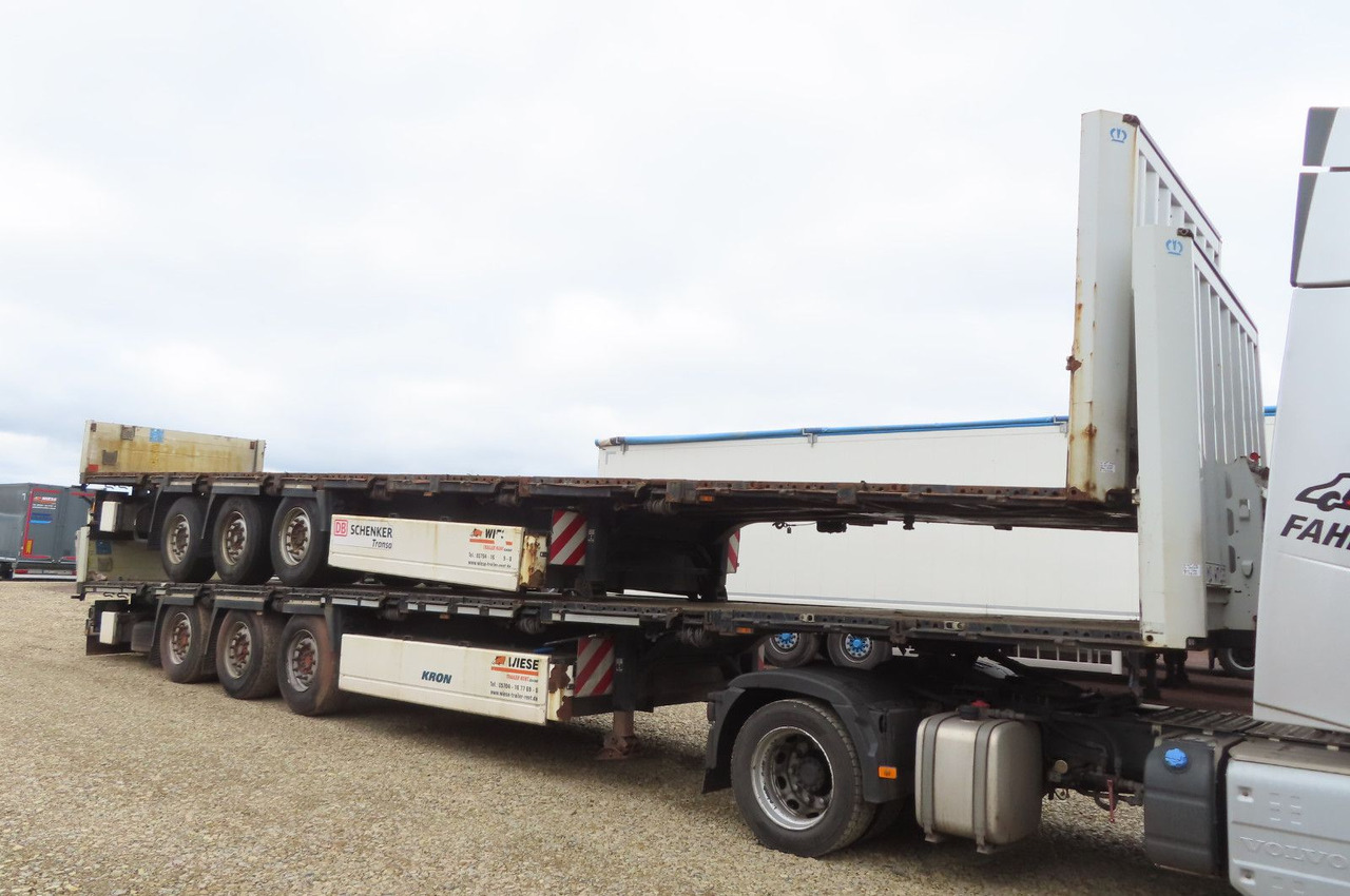 Krone Stahlmattenauflieger - Dropside/ Flatbed semi-trailer: picture 1 Krone Stahlmattenauflieger - Dropside/ Flatbed semi-trailer: picture 1